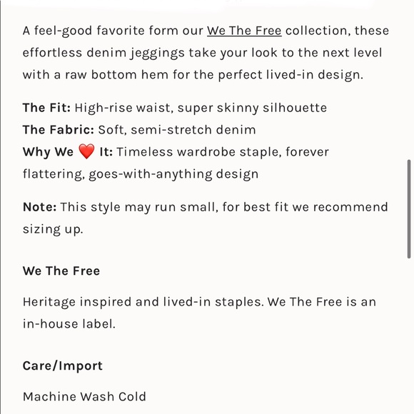 Free People Raw High-Rise Jegging - Picture 6 of 16